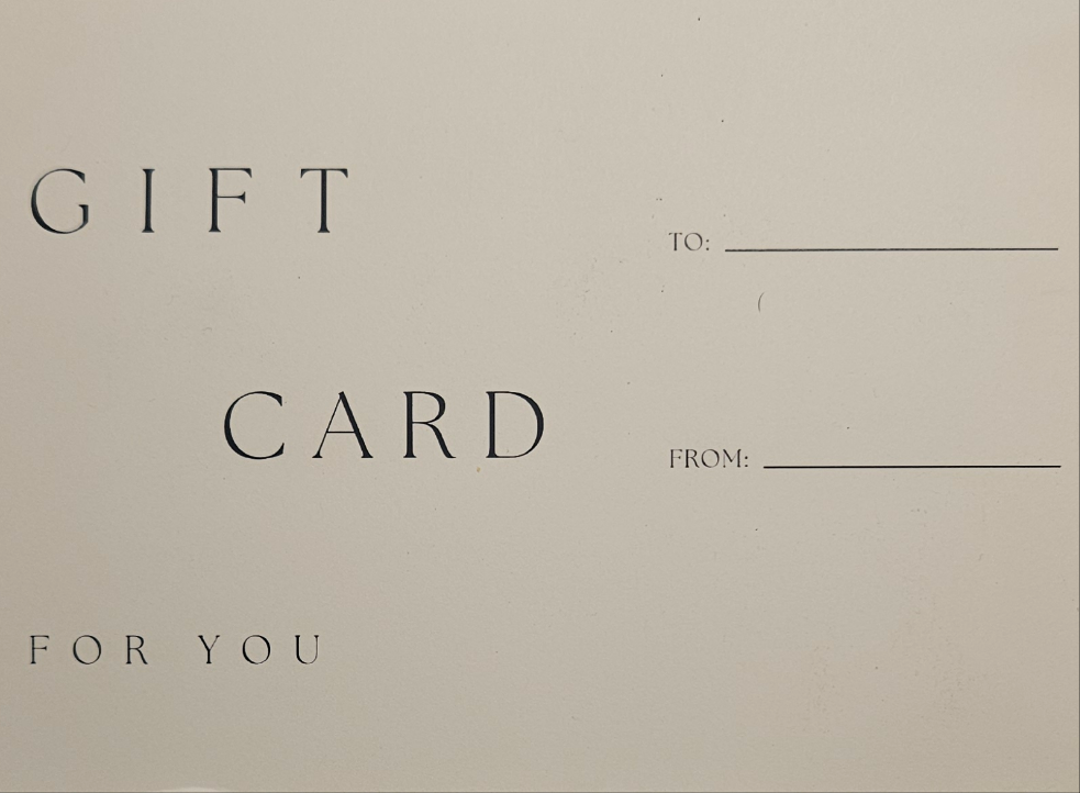 Gift certificate