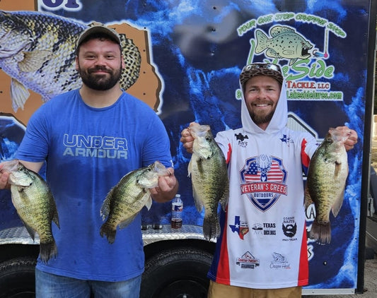 Lake Ray Roberts Fishing Guide reason we love to fish crappie here in Texas!